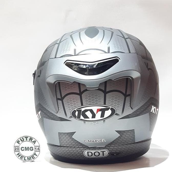 HELM KYT K2 RIDER SPIDERMAN GRAPHITE DOFF/GUNMETAL