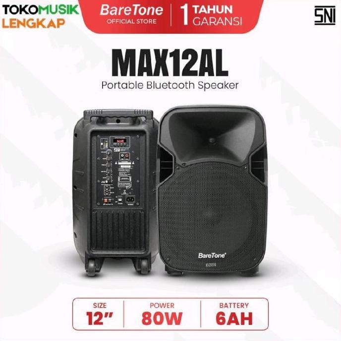 gacorrriki / Baretone Speaker Portable MAX12AL Speaker Bluetooh 12inch Speaker Portable Baretone MAX