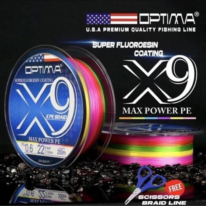 Senar / Benang Pe Optima X9 400 Meter
