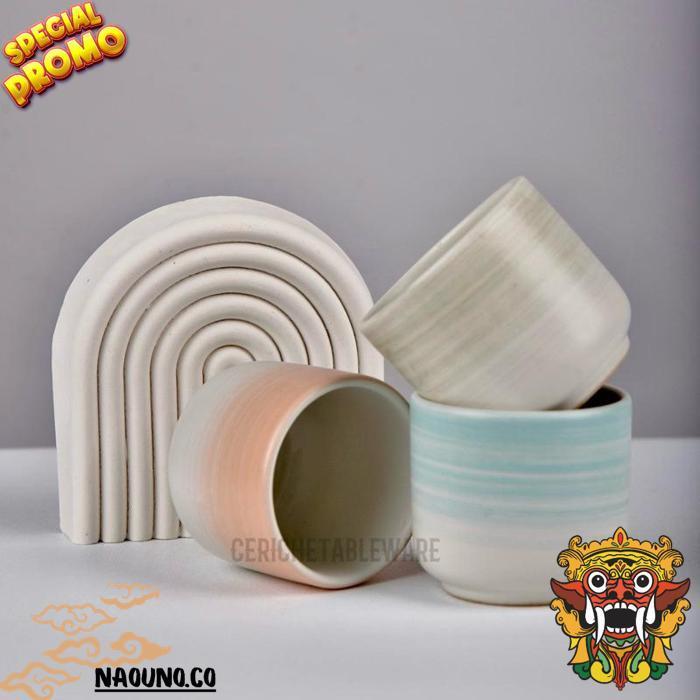 Ceriche Bea Mug Ceramic Gradation / Gelas Keramik / Cup / Ocha Tea Glass / Gelas Aesthetik / Japanes