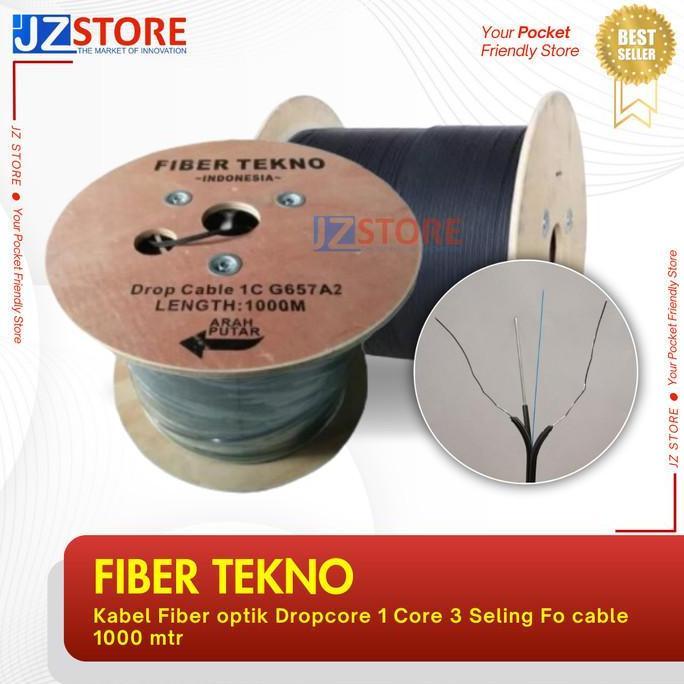 NEW Kabel Fiber Optic Fiber Tekno 1 Core 3 Sling