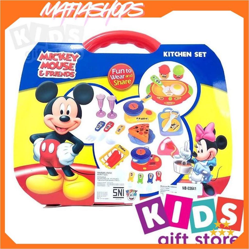 Mickey Mouse Tableware Kitchen Set KGS Terbaru