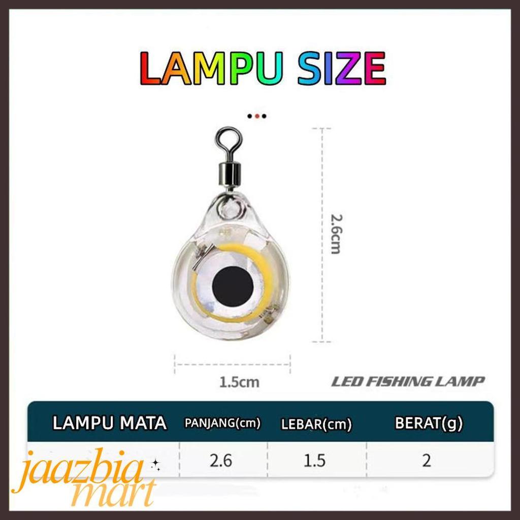 Cuci Gudang Mata Ikan Menyala Untuk Jigging - Esca Eye Led - Umpan Jigging Malam - Mata Ikan Led - M