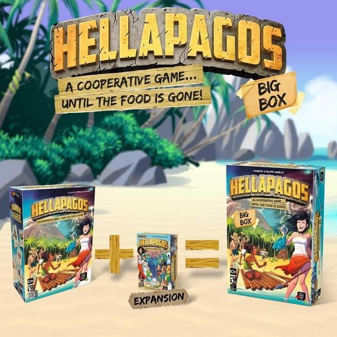 Promo Hellapagos Big Box (Original) Board Game Cod
