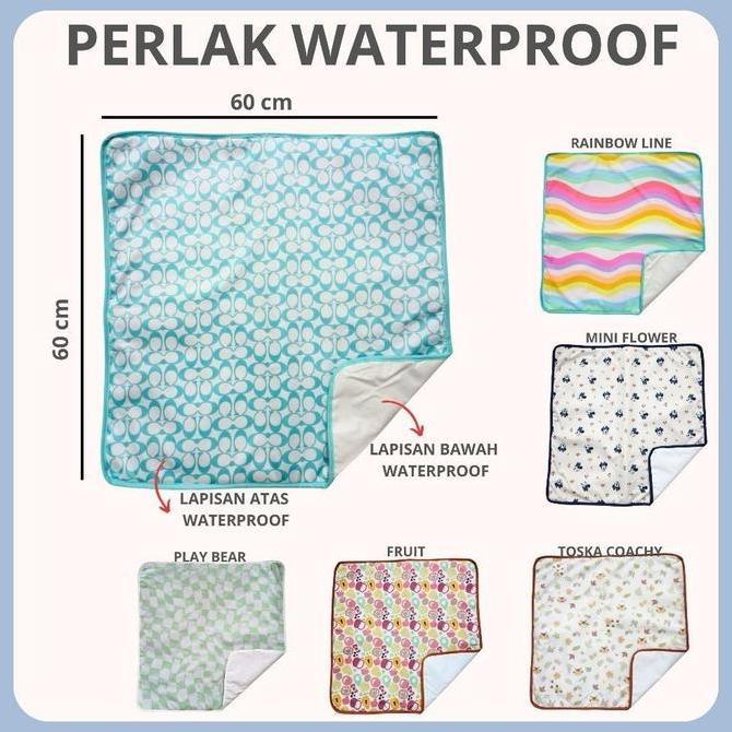 Perlak Bayi Waterproof Perlak Kasur Anti Ompol Alas Ompol