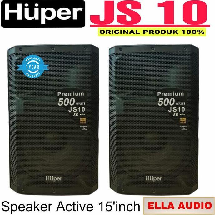 cvbelling / Huper JS-10 Speaker Aktif 15 Inch Original Diskon