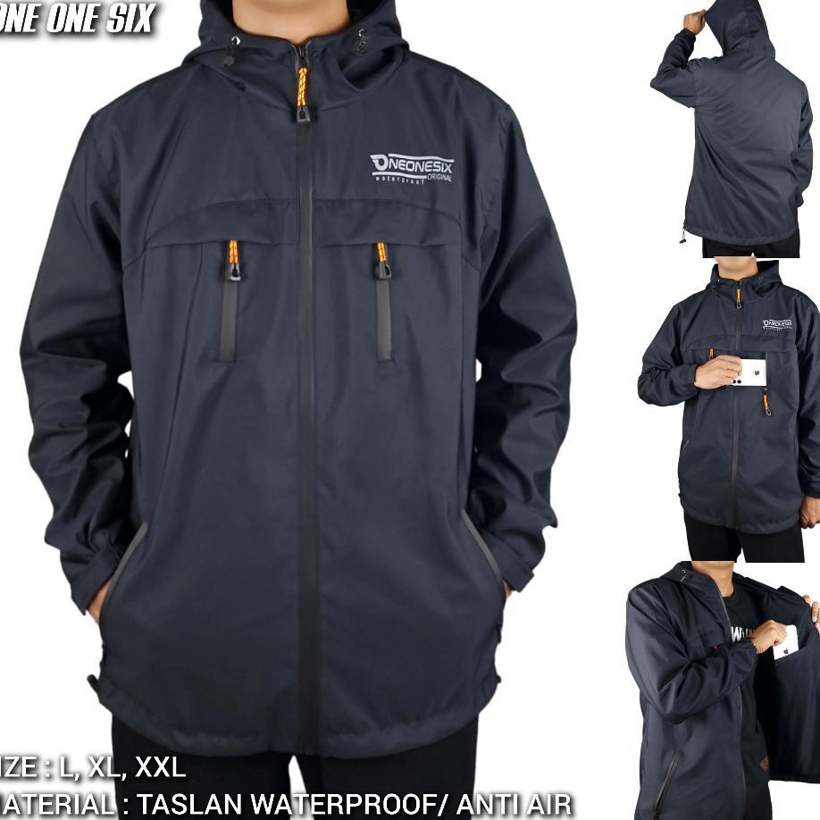 Jaket Outdoor Anti Air Pria | Jacket Hoodie Parasut Waterproof