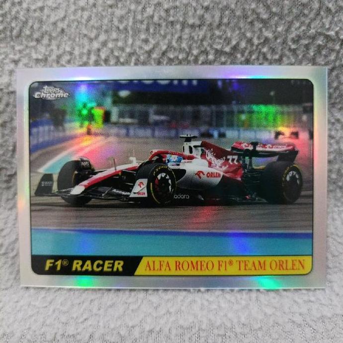 Topps chrome F1 2022 alfa romeo F1 valtteri bottas refractor