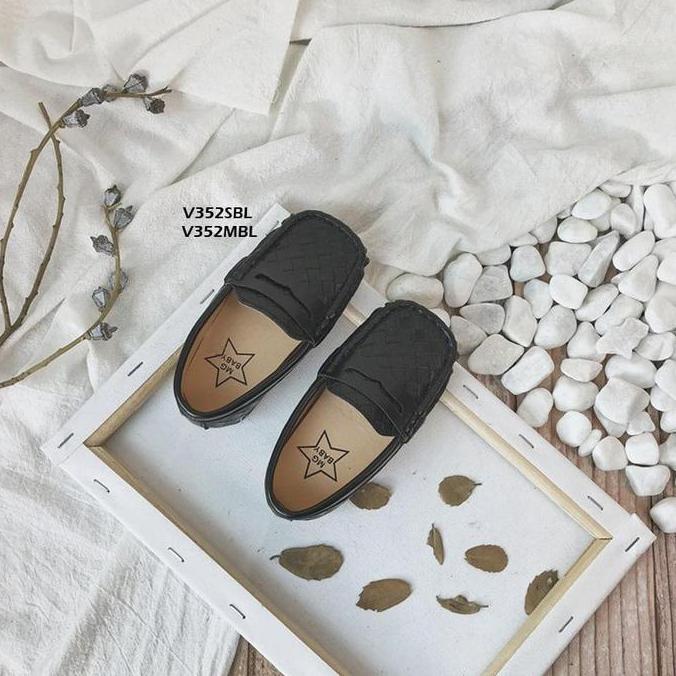 [MARIO KIDS] SEPATU PANTOVEL IMPORT FLATS ANAK LAKI LAKI DAN PEREMPUAN KULIT SINTETIS LEATHER MODEL 