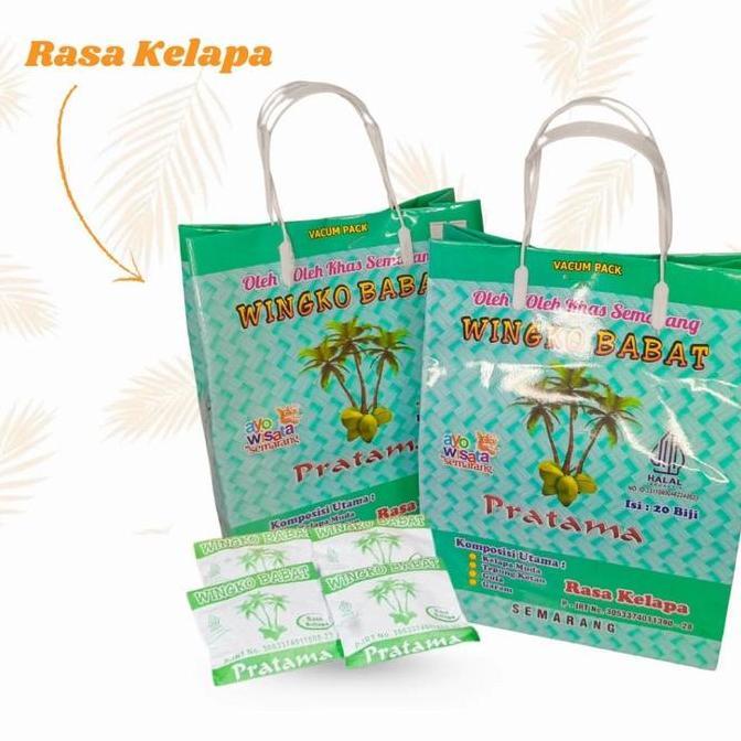 Ready Wingko Babat Semarang Kue Merk Pratama Khas Semarang - Rasa Kelapa-Aneka Rasa