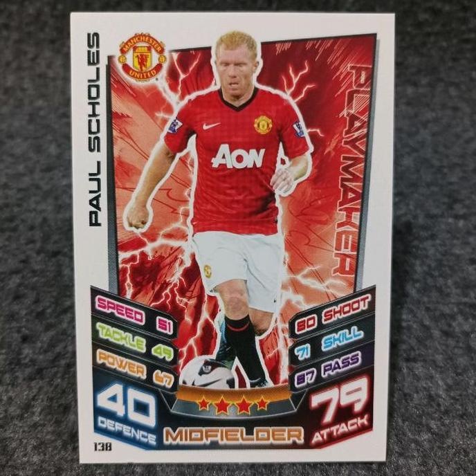 Match attax 12-13 paul scholes