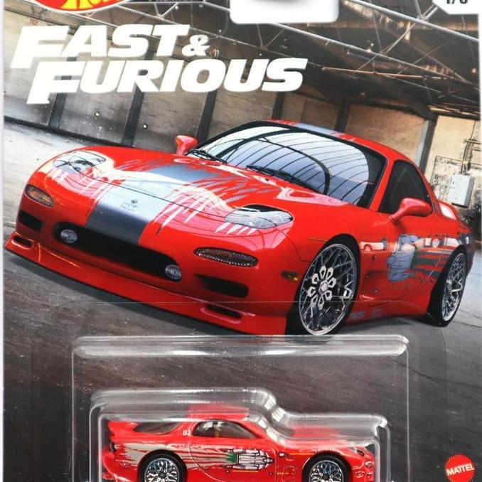 Termurah Hot Wheels Premium 95 Mazda Rx-7 Rx7 Full Force Fast Furious Ban Karet