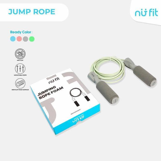 Nu Fit Skipping Tali Skipping Skipping Jump Lompat Tali Foam Jump Rope Skipping Rope Tali Skipping J