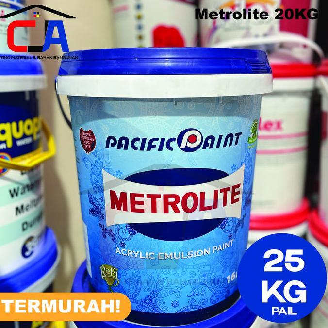 VIRALL CAT TEMBOK & PLAFON METROLITE PUTIH 25 KG ''