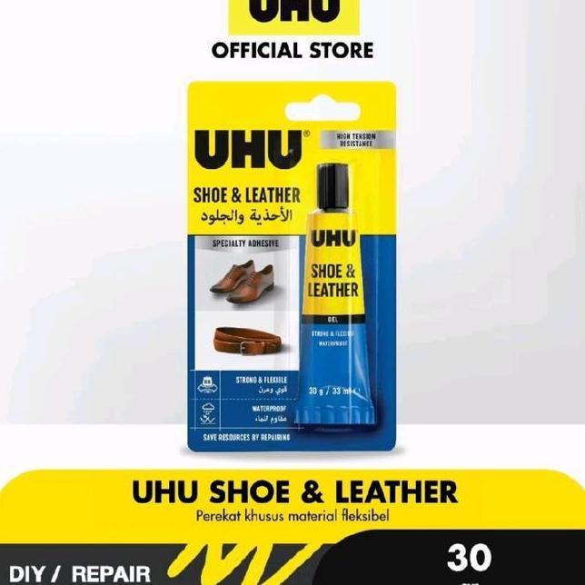 Uhu Household Shoe Leather Uhu 33 Ml Lem Sepatu Lem Tas Lem Kulit