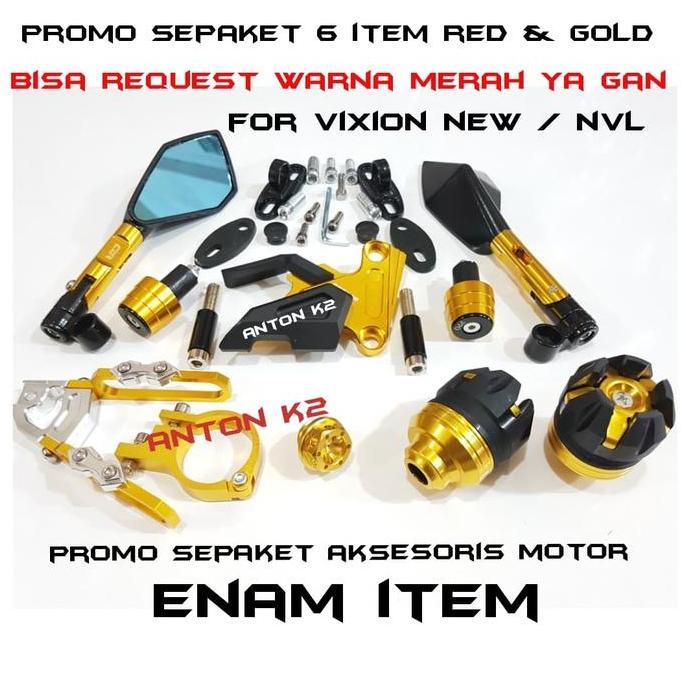 SPION VIXION NEW-NVL VARIASI SEPAKET 6 ITEM terlaris