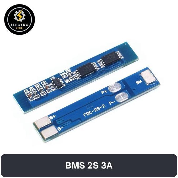 ;&;&;&;&] BMS 2s 3A Lithium lion Modul BMS Battery Charger Protection Pelindung Baterai 18650 2 S 3 