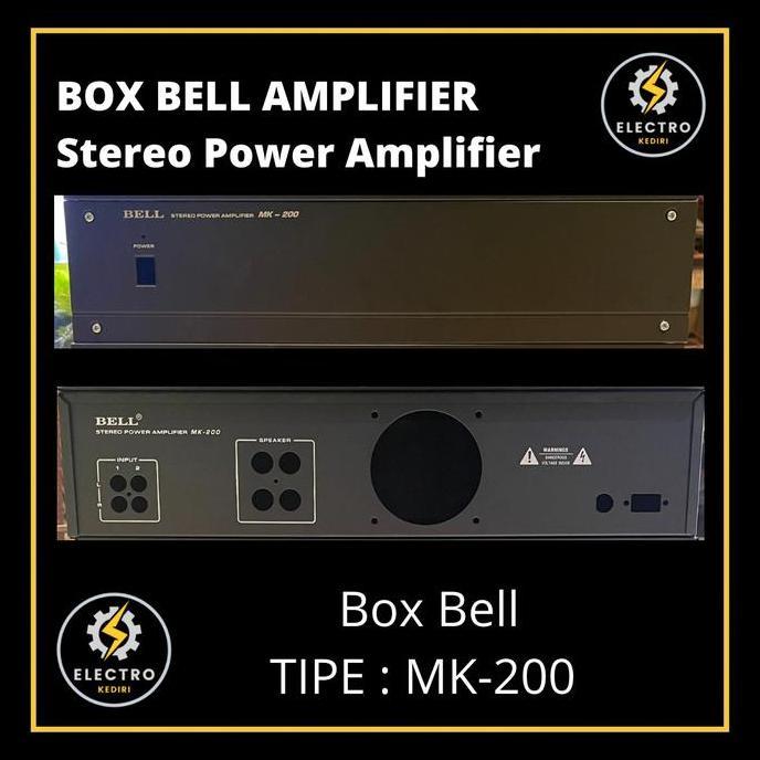 ] Box bell mk 200 polos | box ampli bell mk200 hitam terlaris