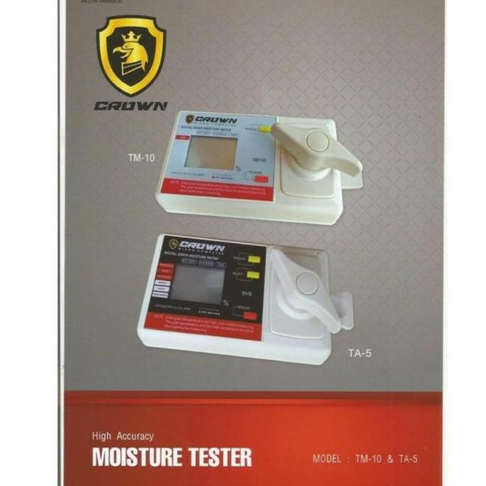 {{{{}}] ALAT Ukur Kadar Air Kelembapan Jagung / Moisture Tester Crown TM10