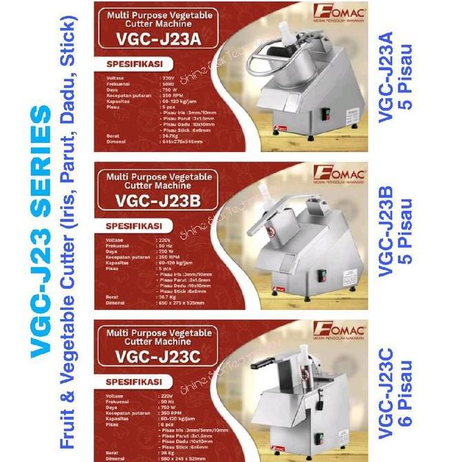 HARGA DISC - Fomac Multi Purpose Vegetable Cutter Machine VGC-J23A VGC-J23B VGC-J23C Mesin Pemotong 