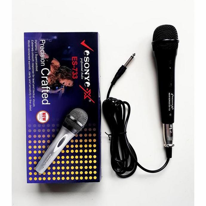 Mic SONY 722 MIcrophone karaoke kabel