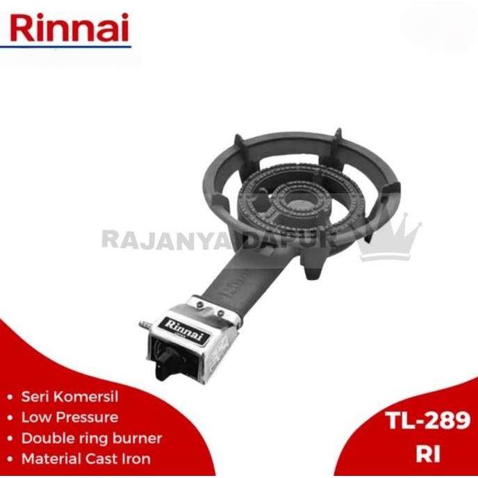 HARGA DISC - kompor api seribu rinnai TL 289 - kompor cor rinnai tl 289- rinnai tl