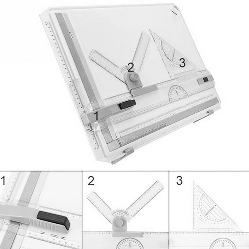 Meja Gambar Arsitek A3 Peralatan Melukis Drawing Rapid A3 Professional Drawing Board
