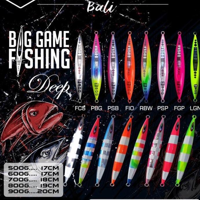 Metal Jig Fish Hunter Bali 600gr