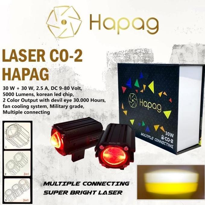 NEW Lampu Tembak Laser CO-2 Multiple Connecting 30 Watt Merk Bullaes