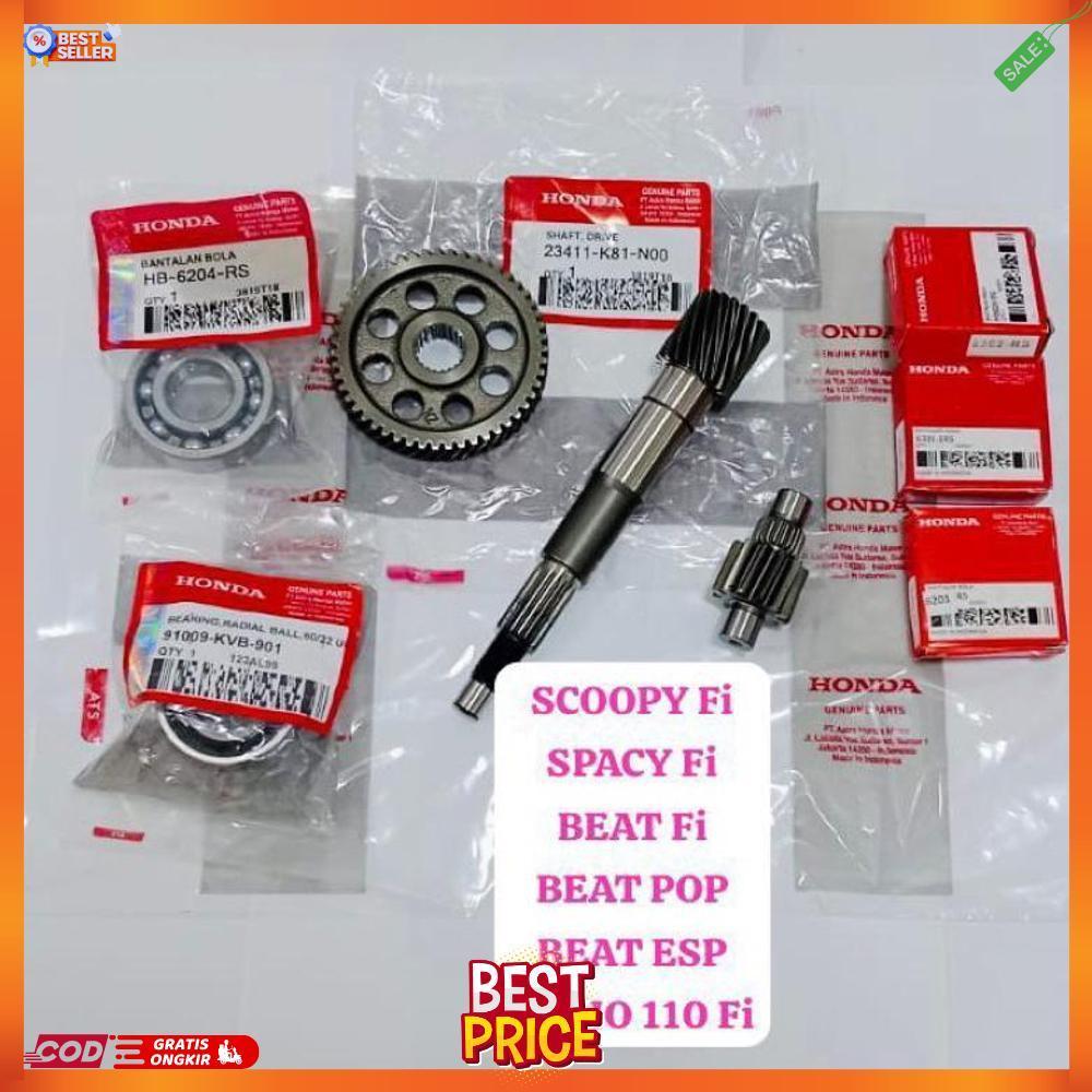 Gigi Gir Rasio Cvt Beat Fi Beat Pop Beat Esp Vario 110 Fi Scoopy Fi Spacy Fi Honda K81 Set Laher Bea
