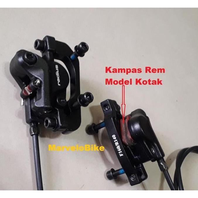Rem Hidrolik Sepeda Merk RADIUS