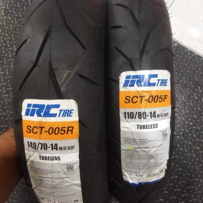 BAN MOTOR IRC UNTUK AEROX 110/80-14, 140/70-14