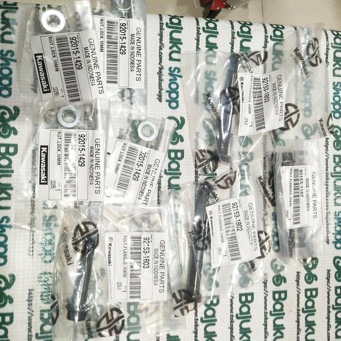 Baut baud unitrack unitrek unitrak set komplit ninja r ss ori