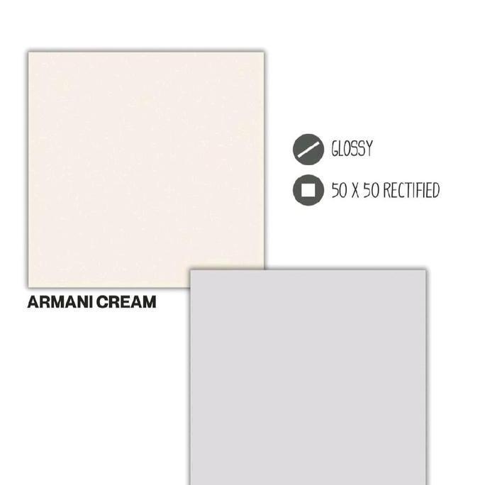 keramik Marino cream 50x50 cutting glossy grade A