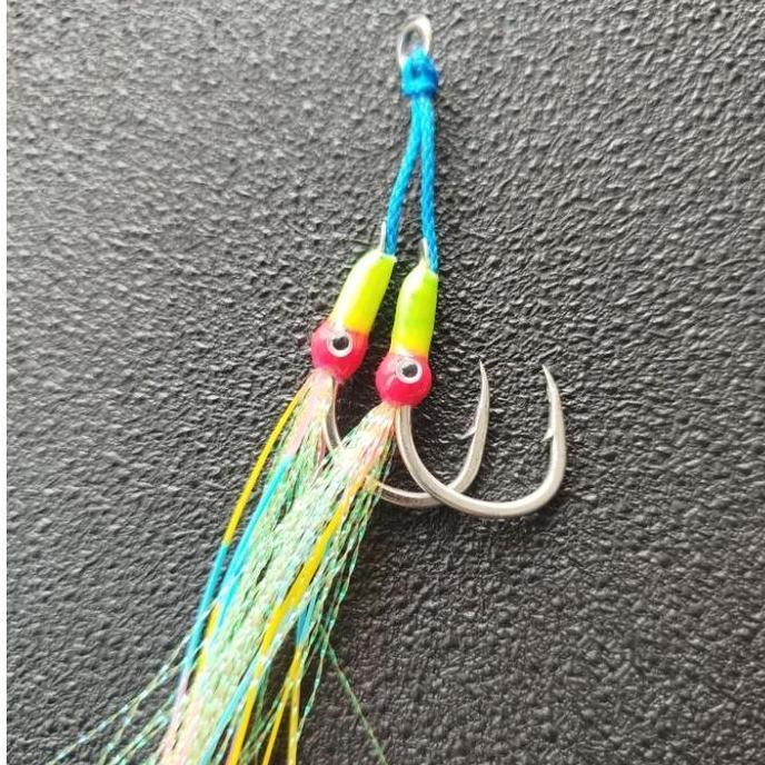 Metal Jig Cumi 40, 60, 80, 100, 150gr Full GID + Skrit Metal jig squid