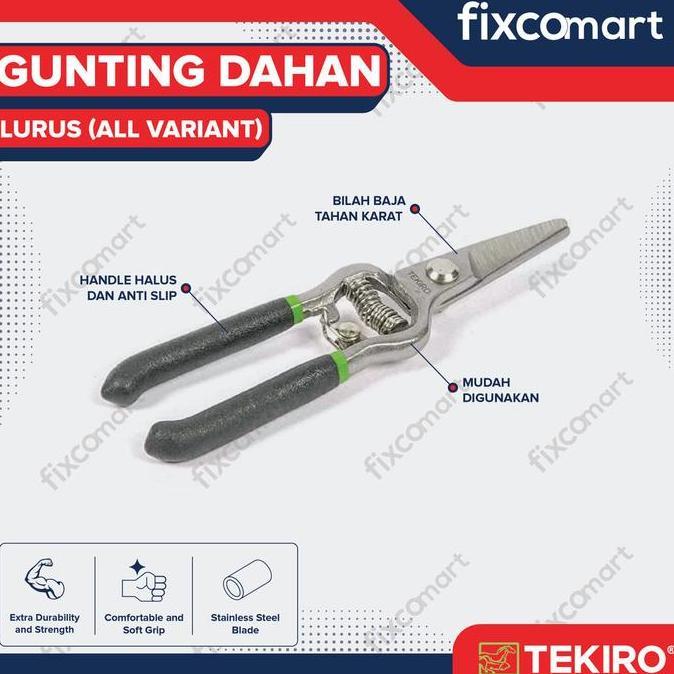 TEKIRO Gunting Dahan Lurus