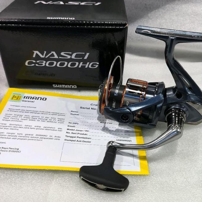 REEL SHIMANO 2025 NASCI C3000HG|||REEL KOLAM GALATAMA