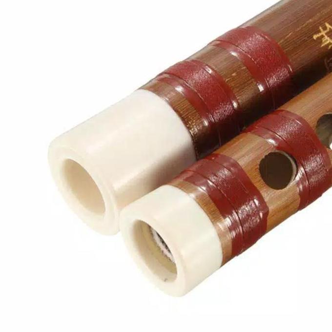 Alat Musik Dizi Nada C D E F Seruling Cina dari Bambu Berkualitas Tinggi dengan Panjang 66-45 cm dan