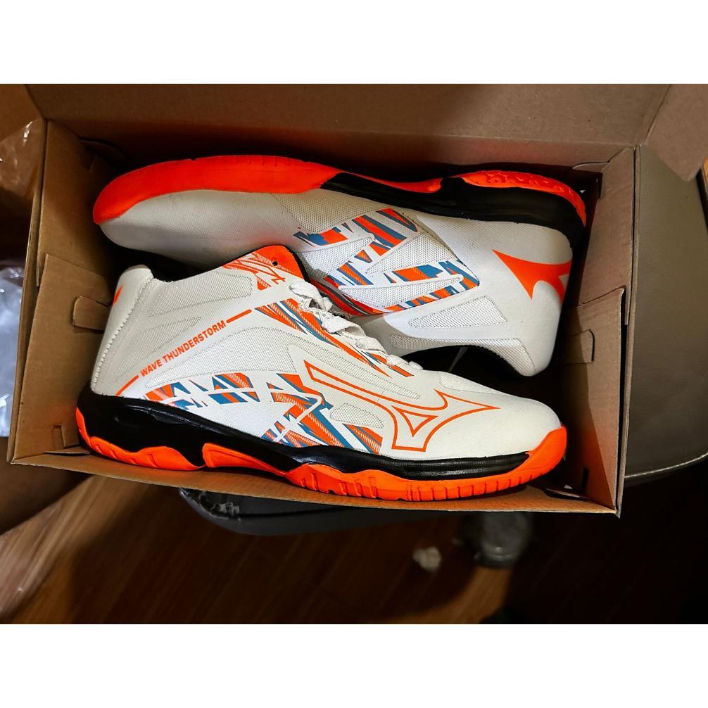 Diskon Sepatu Voli Mizuno Wave Thunderstorm Volly Ball /Sepatu Voli Mizuno Wlz 2023/Sepatu Volly Miz