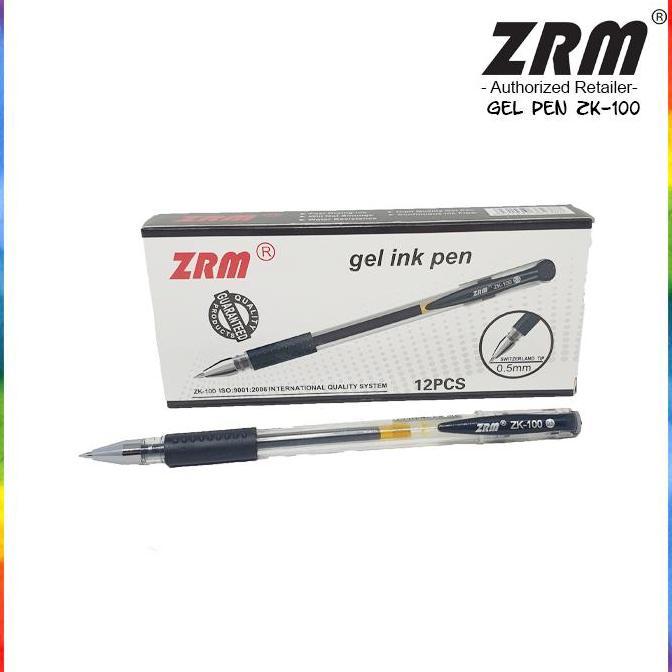 ZRM ZK-100 Gel Pen / Pulpen / Pena 0.5mm