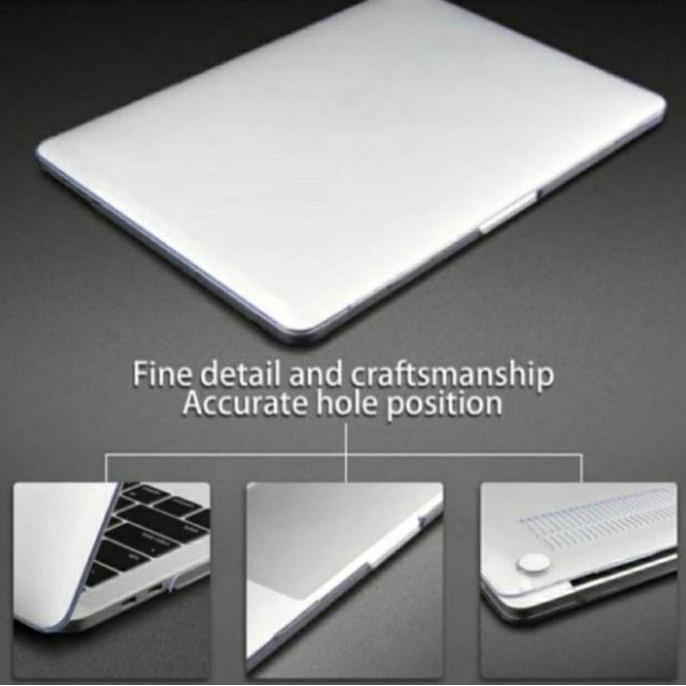 DS15 - HARDCASE CASING MIKA CASE BENING FOR MACBOOK PRO 15" 15.4 TRANSPARAN DVD ROM UNIBODY