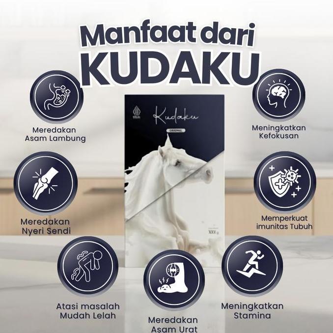 Milk- Kudaku Susu Kuda Liar Sumba Bubuk 200Gr Minuman Bahan Alami Kaya Protein & Kolagen Teripang Co