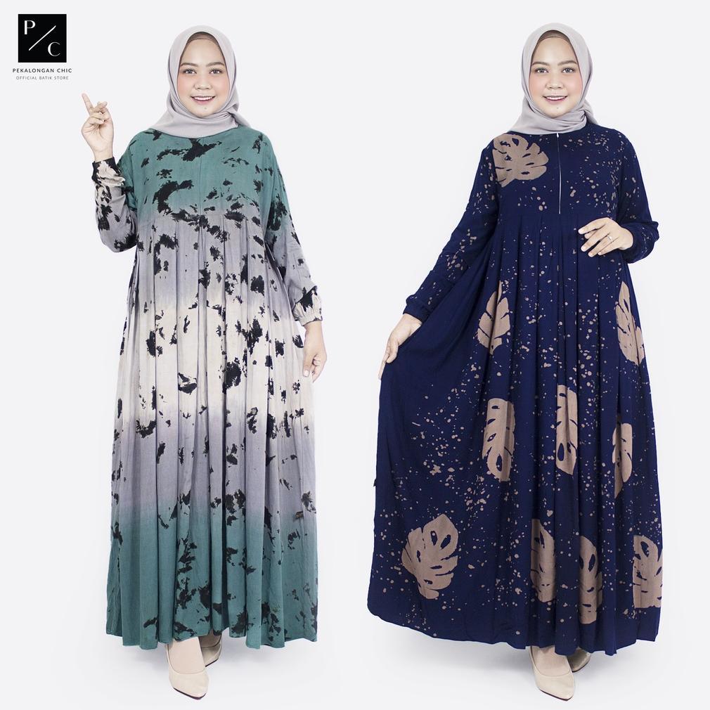 TERBARU [BISA COD] GAMIS RAYON PREMIUM / GAMIS TIE DYE KEKINIAN / DRESS MUSLIM / BAJU GAMIS / GAMIS 