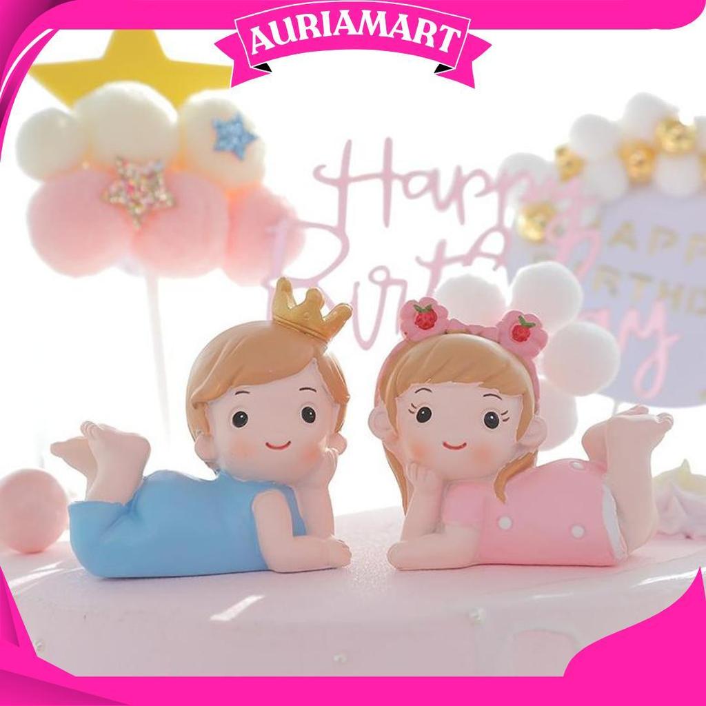 Dekorasi Pajangan Hiasan Kue Bayi / Cake Topper Newborn Baby Manyue 1 Bulan Allen Aile AS Termurah