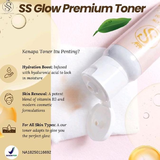 SS Glow Premium Toner BPOM - Niacinamide & Hyaluronic Acid