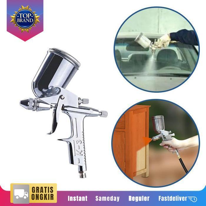 Atas Air Spray Gun K3 Alat Semprot Cat Portable Pistol Semprot Perbaikan Cat Original