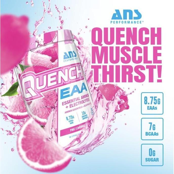 Ans Quench Eaa Bcaa Electrolytes 30 Serving - Suplemen Gym Fitnes