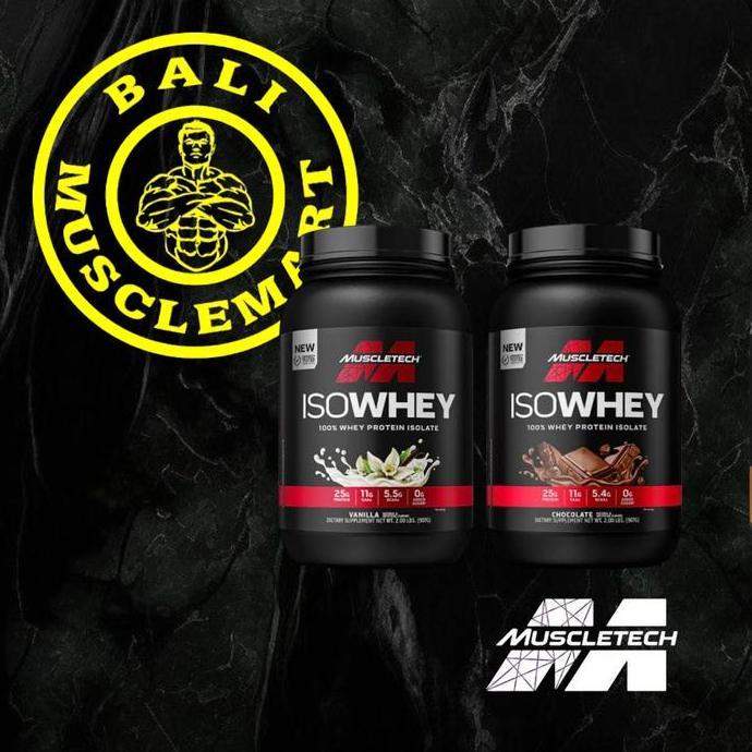 Muscletech Iso Whey 100% Whey Protein Isolate 2 Lbs