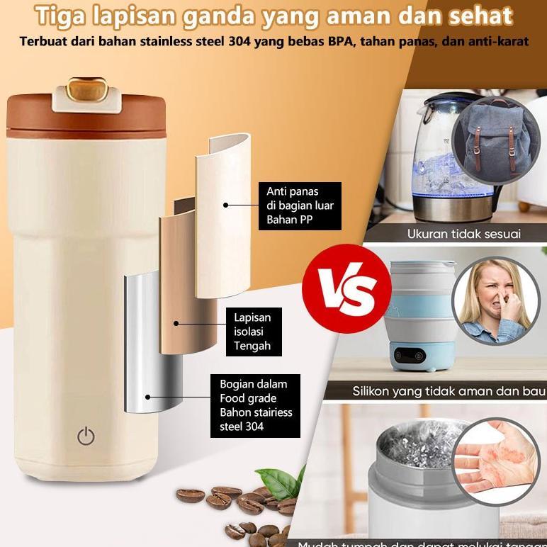 NEW [COD] Pemanas Air Listrik Electric Teko Listrik Low Watt Teko Listrik Pemanas Air - Teko Listrik