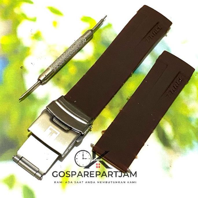 Strap Tali Jam Tangan Rubber Karet Silicone Tissot T race Moto GP
